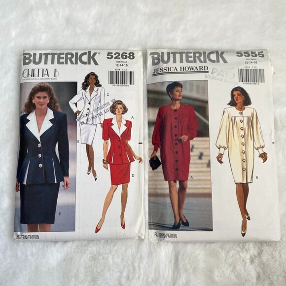 2 Butterick Sewing Patterns - Picture 1 of 5